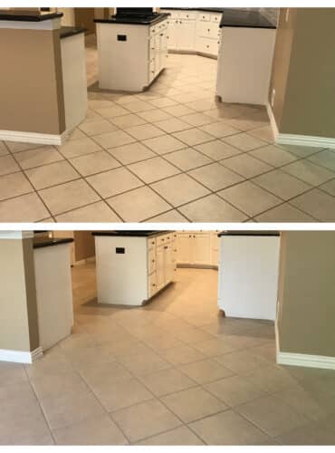 Grout Color Seal Before & After