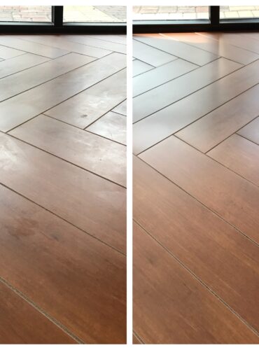Grout Haze Removal Before & After