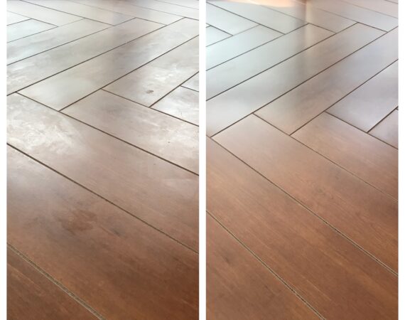 Grout Haze Removal Before & After