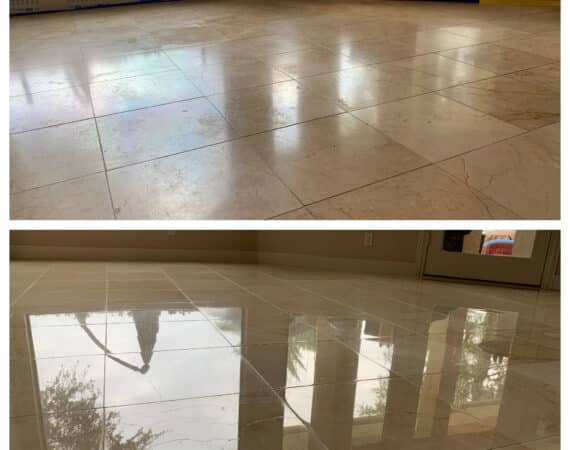 Marble Refinishing Before and After