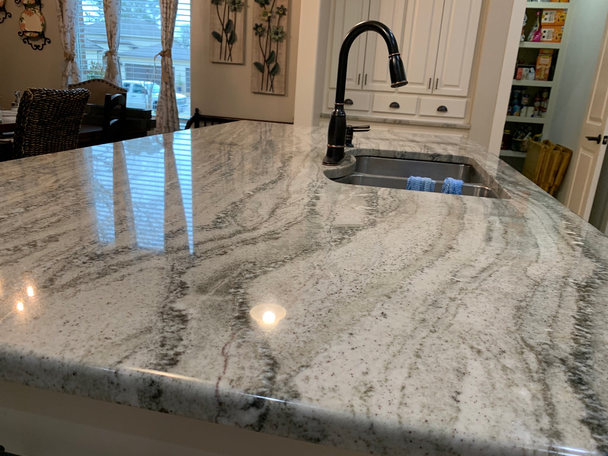fixing cloudy granite countertop