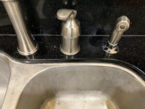Granite Hard Water Fixtures After Photo