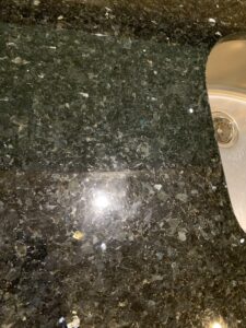 granite haze removed