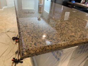 repaired granite countertop